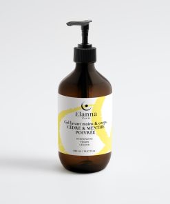 Gel lavant mains & corps, CÈDRE & MENTHE POIVRÉE