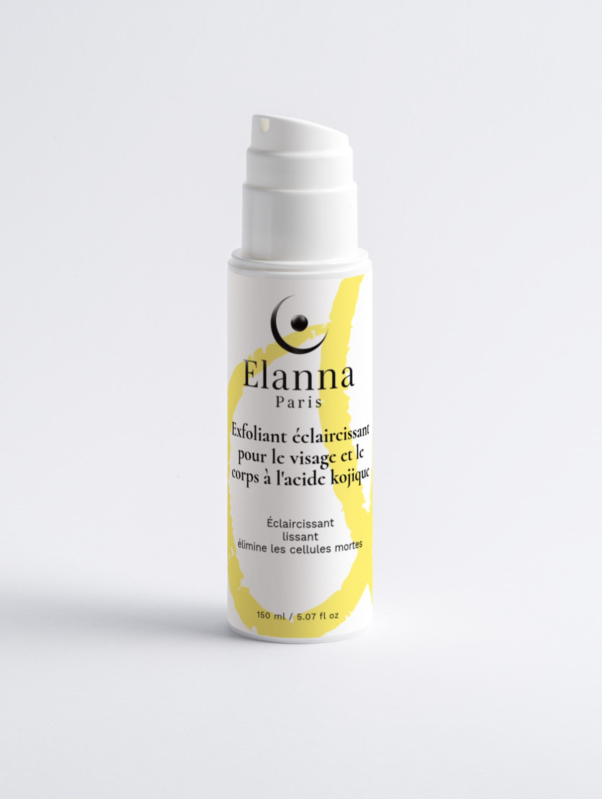 Exfoliant éclaircissant pour le visage et le corps à l'acide kojique