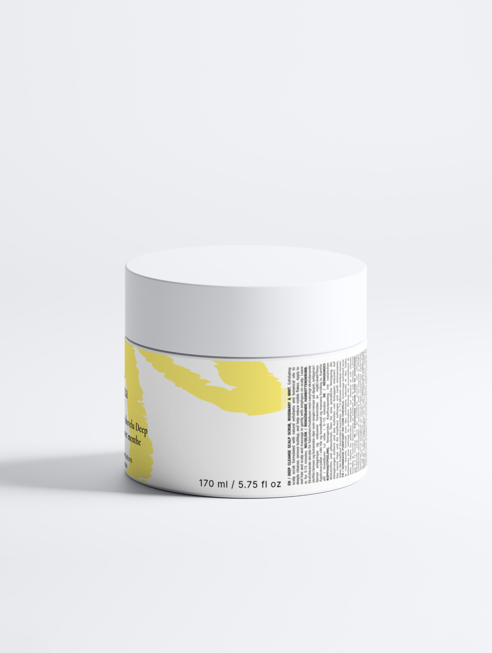 Exfoliant pour cuir chevelu Deep Cleanse, romarin et menthe – Image 4